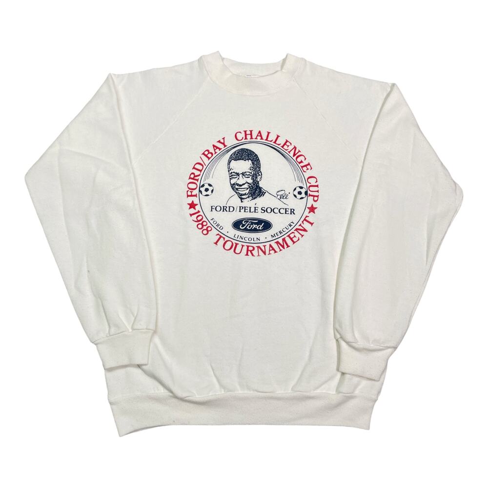 Vintage 80s Pele Soccer Challenge Cup Crewneck Sweatshirt